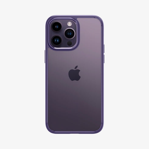 ACS04816 - iPhone 14 Pro Max Case Ultra Hybrid in crystal clear showing the back